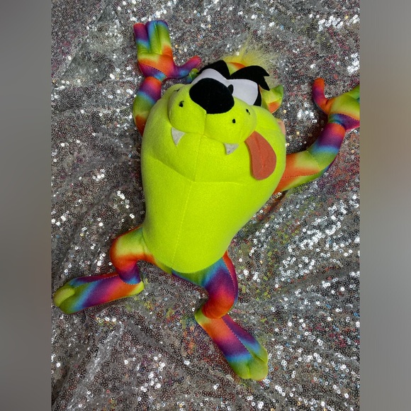 2016 neon colorful taz plush toy - Picture 2 of 8